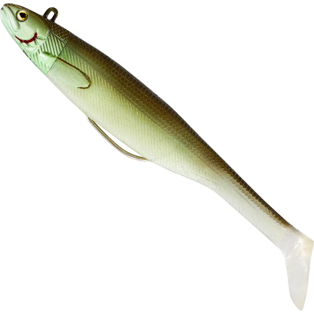 Westin Magic Minnow Jig Gummifische 17cm 75g Olive Abalone