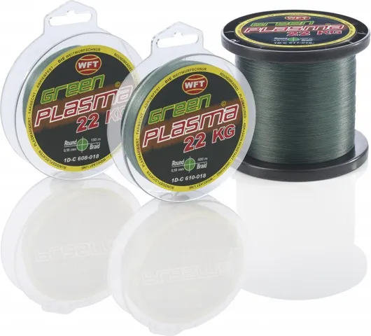 WFT KG Plasma Round Braided Line 0.26mm 150m Green