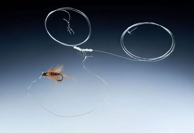 Balzer Meerforellen System Brown Magnus Vorfach 155cm 6 Fluorocarbon