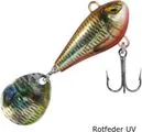 Balzer Shirasu Colonel Spin Buddy Evil Eye Jigspinner 4cm 12g Rotfeder UV