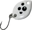 Troutwerk Spoon 0.8g 1.2cm White/Black Dots