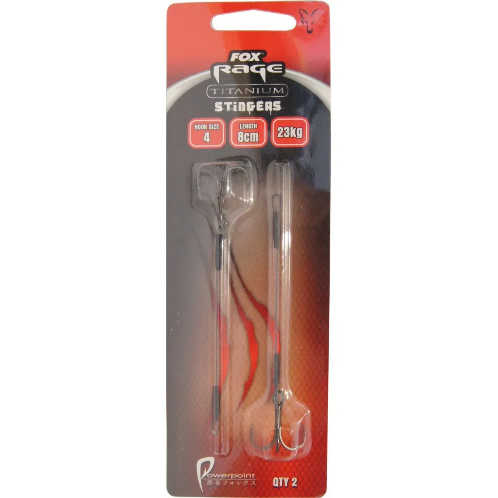 Fox Rage Titanium Stinger #4 23kg 8cm