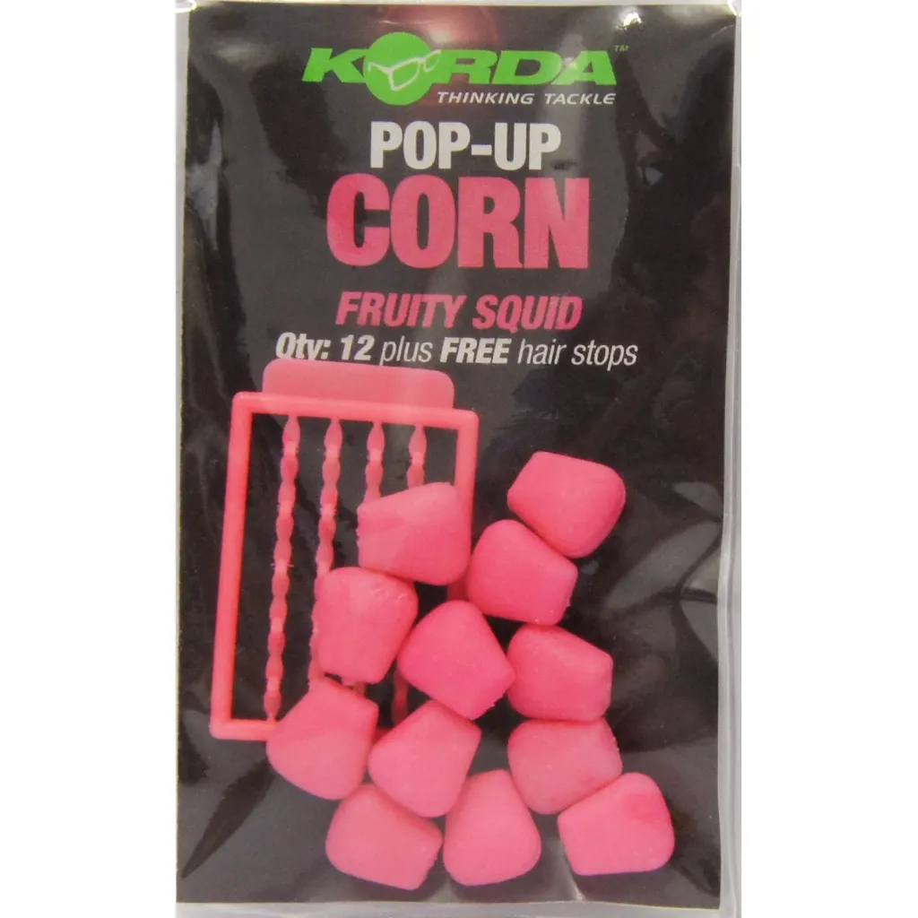 Korda Fake Pop-up Corn Boilies & Carp baits Pink