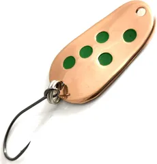 Troutwerk Spoon 2.8cm 3g Copper-Coloured/Green Dots