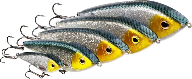 Westin Swim Glidebait Jerkbait 13.5cm 77g Suspending 3d Amber Perch
