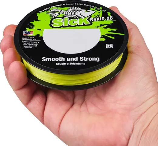 Berkley Sick Braid Geflochtene Angelschnur 0.06mm 5.4kg 300m Flame Green