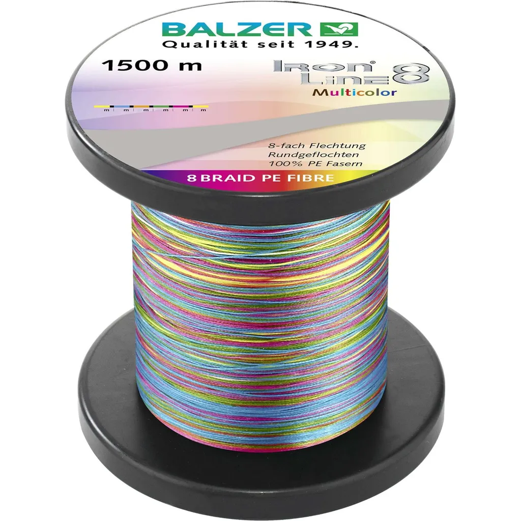 Balzer Iron Line 8 Geflochtene Schnur 0.3mm 34.8kg 1500m