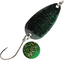 FTM Spoon Bee 3.1cm 3.7g Schwarz Mit Grünem Glitter/Grün Mit Goldenem Glitter