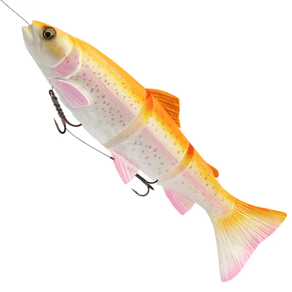 Savage Gear 4D Line Thru Trout Softbaits 40cm 712g Albino Base
