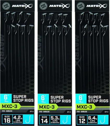 Matrix MXC-3 Super Stop Fertige Rigs Size 16 15cm 1.9kg 8pcs