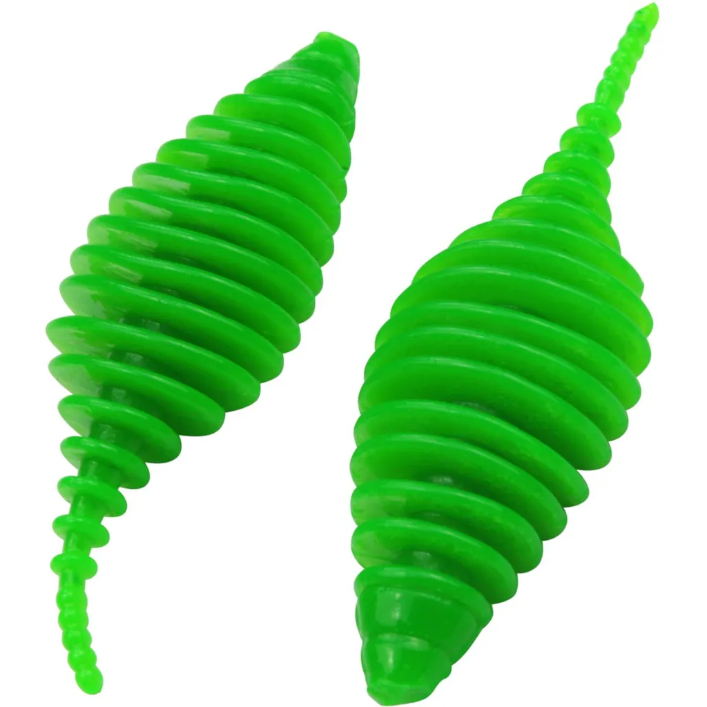 FTM Omura Baits Pongo Junior Gummiköder Neon Grün Krill 4cm 0.8g