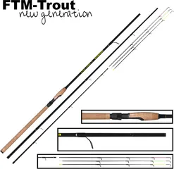 FTM Steel Trout 2 Spinning Rod 3.30m 6–25g 116cm 182g