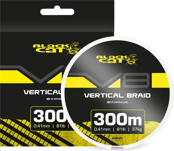 Black Cat V8-Line 0.41mm 37kg 300m Green/Yellow