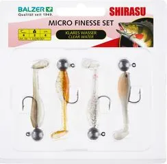 Balzer Shirasu Köder-Set 4 4cm 3g Klares Wasser