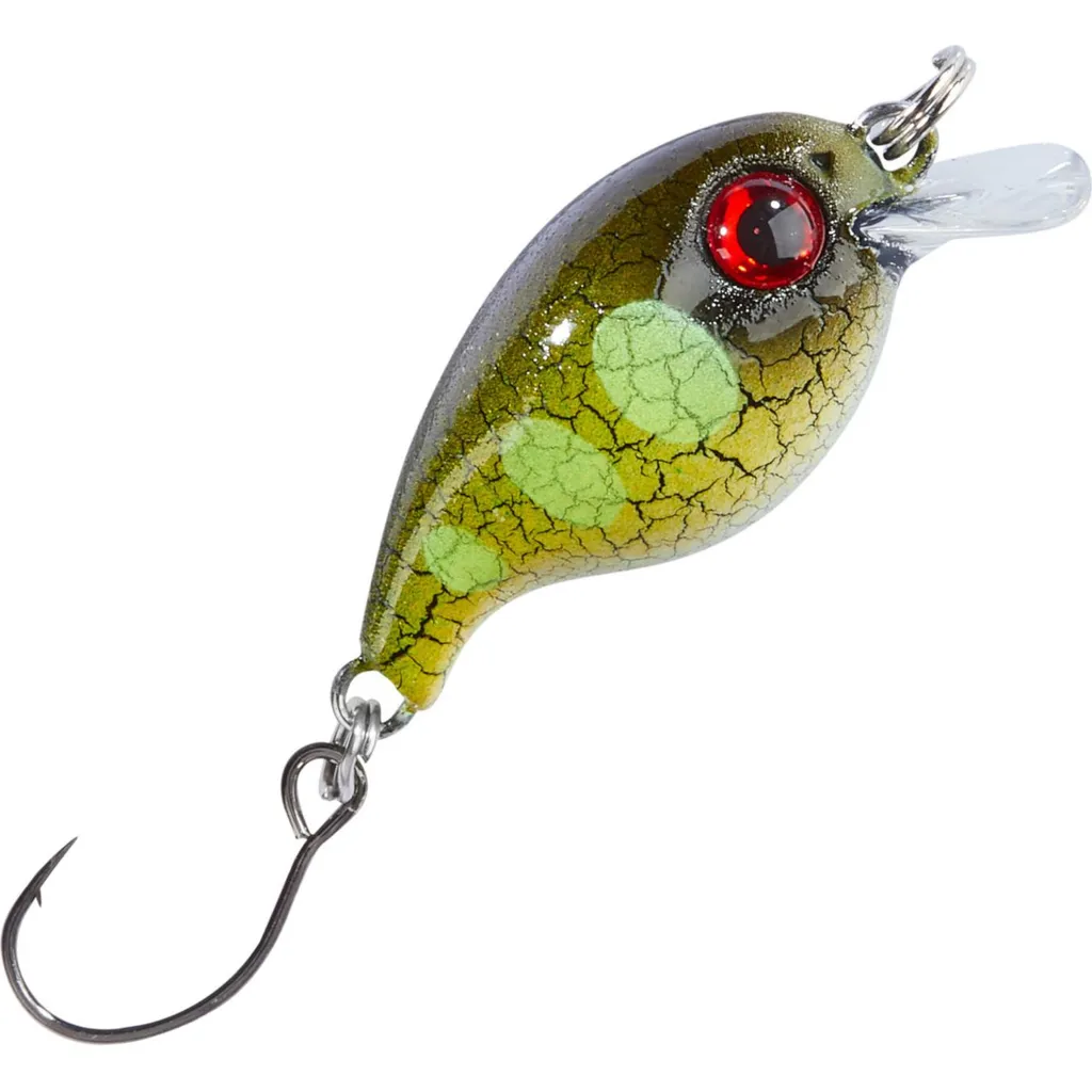 Balzer Trout Attack Crank Wobbler Thunder 3cm 2g Neongelb-Grüngelb