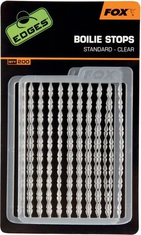 Fox Edges Boilie Stops Standard Clear
