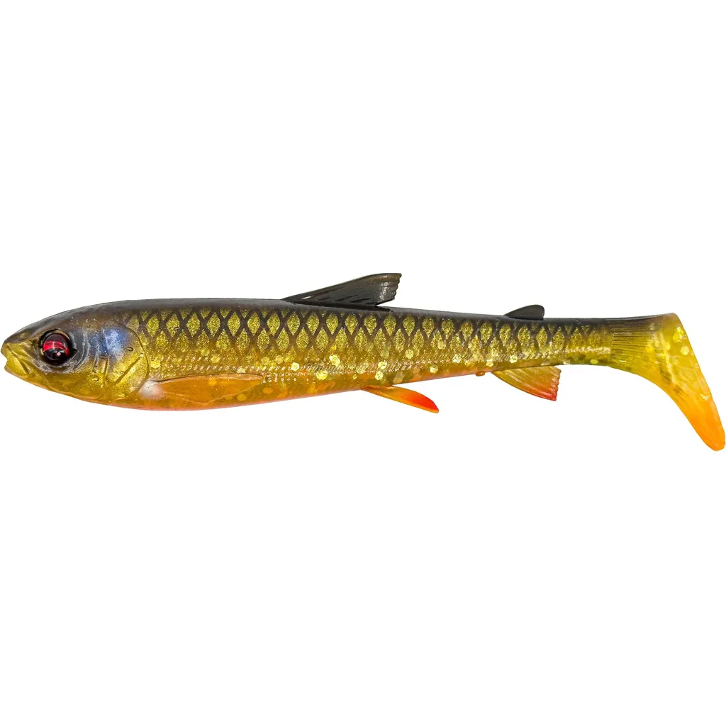 Savage Gear 3D Whitefish Shad Gummifisch 12cm 14g Dirty Roach 3 Stk