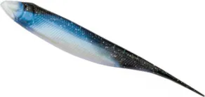 Fox Rage Warrior Tiddler Slow Gummiköder 12cm Blue Ice