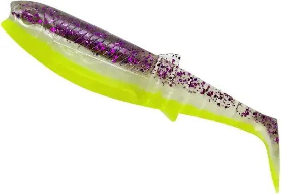 Savage Gear Cannibal Shad 12.5cm 20g Purple Glitterbomb