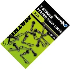 Matrix X-Strong Feeder Snap Links 12 10pcs