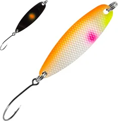 FTM Spoon Hammer 4cm 1.7g Weiß - Orange - Pinker Punkt / Schwarz - Orangener Punkt