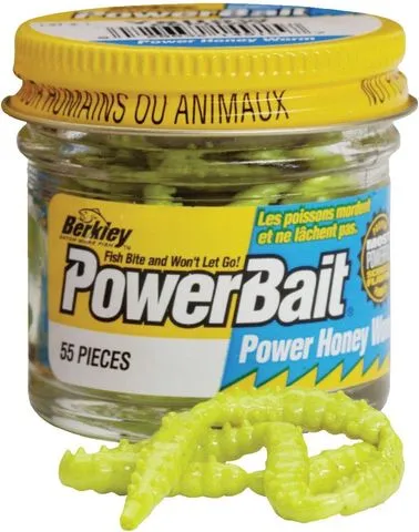 Berkley PowerBait Power Honey Worm 3cm Yellow
