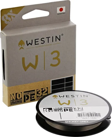Westin W3 8-Braid Smokey Grey 0.10mm 3.5kg 1500m