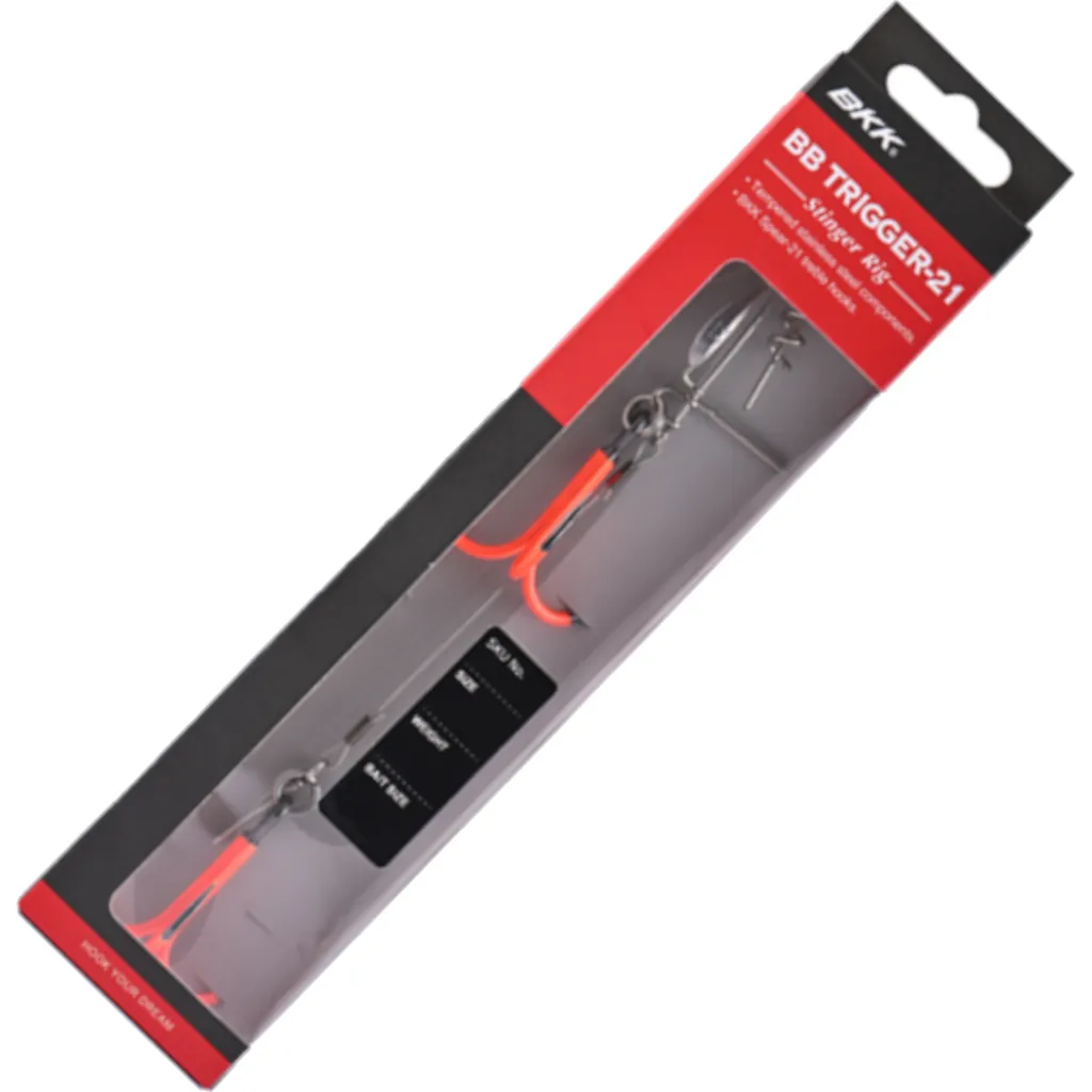 BKK BB Trigger-21 UVO Stinger Rig #4/0 30cm+