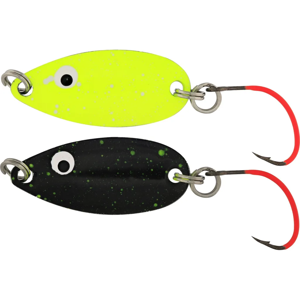 Westin Fidusen Slim Blinker 3.3cm 3g Black Chartreuse Splat Ultimate