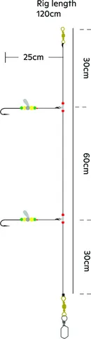 Kinetic SABIKI Advanced 360 #1/0 120cm Pearl