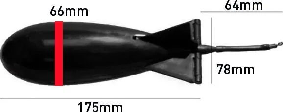 Spomb Large X Bait Rocket White