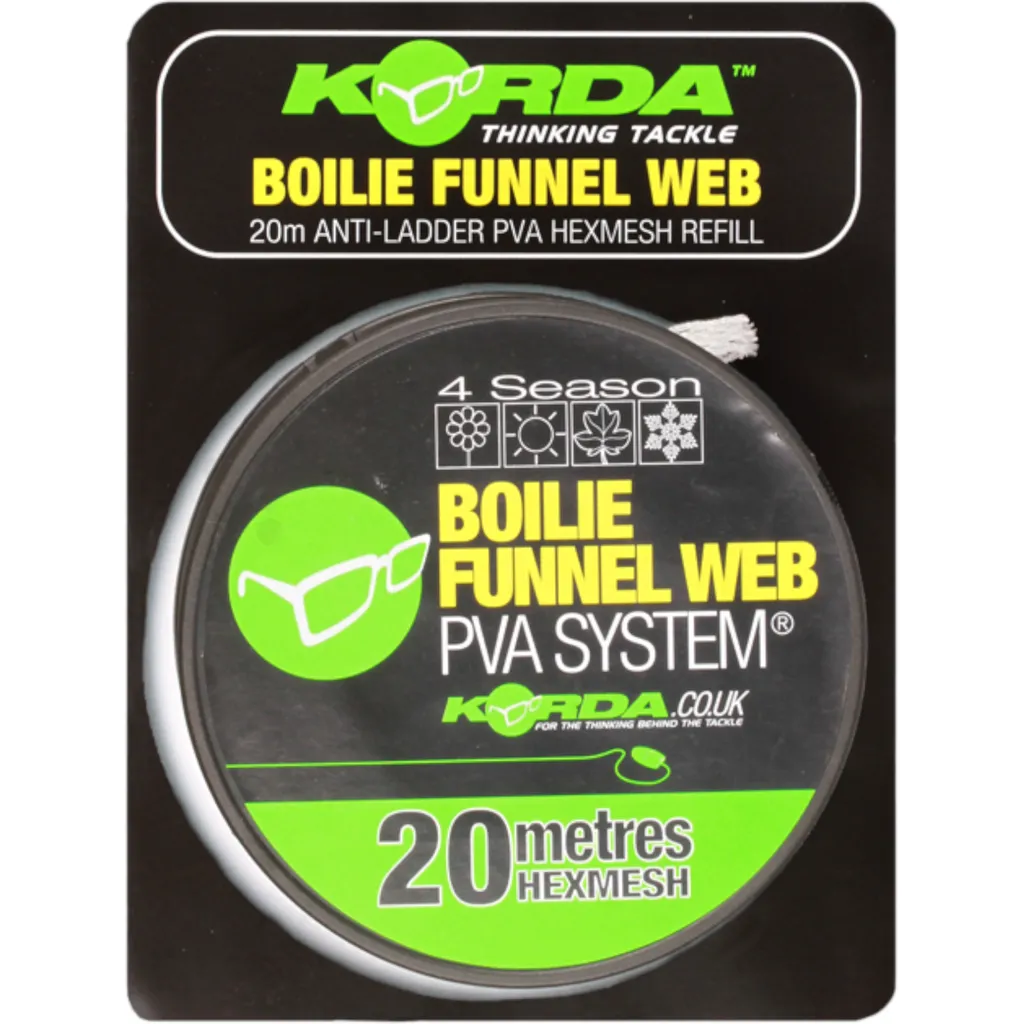 Korda Boilie Funnel Web HEXMESH Refill Anfütterwerkzeug 20m