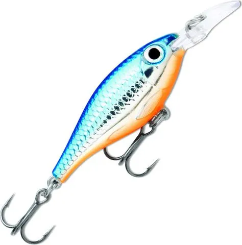 Rapala Ultra Light Shad 4cm 1.2–1.5m 3g Silver Blue