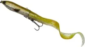 Savage Gear 3D Hard Eel 2+1 17cm 50g Green Silver Ayu