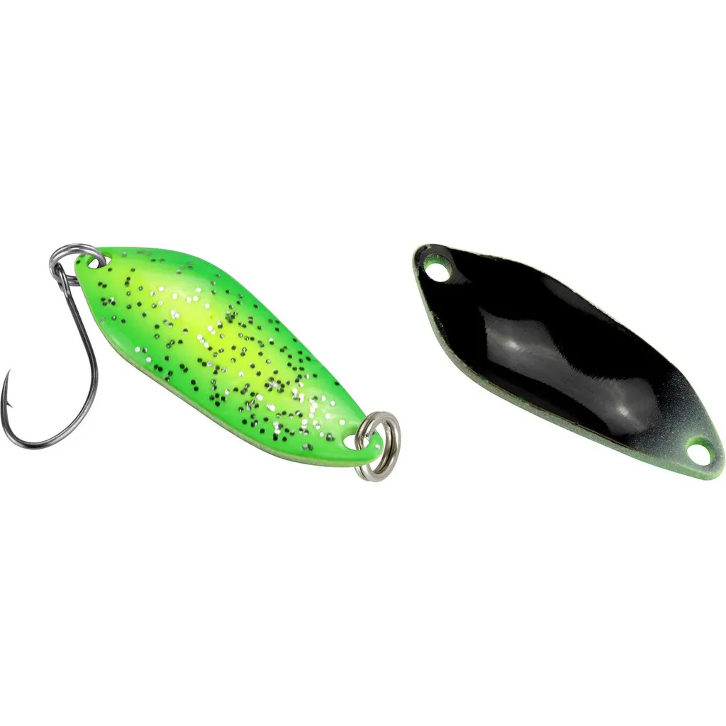 FTM Spoon Strike Blinker 2.1g Grün Gelb Glitter