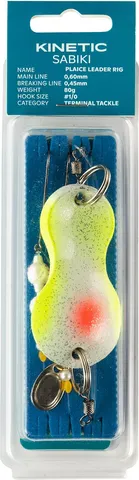 Kinetic Sabiki Plaice Leader Fertigvorfächer 120g #1/0 Bad Oyster
