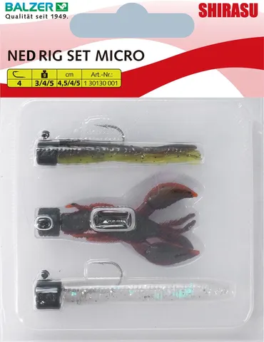 Balzer Micro Ned Rig Set 4.5cm 3g/4g/5g