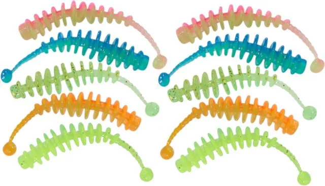 Balzer Trout Collector Pinball Mix Weiche Köder 10pc Rubber Jig