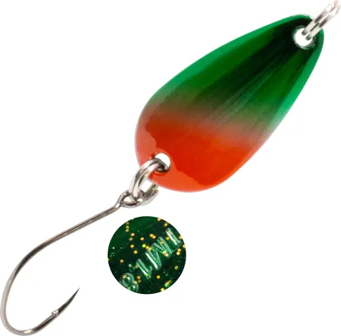 FTM Spoon Bee 2.3cm 1.8g Grün-Orange / Grün Goldener Glitter