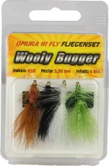 FTM Omura Hi-Fly Wooly Bugger 2 #10 4pc