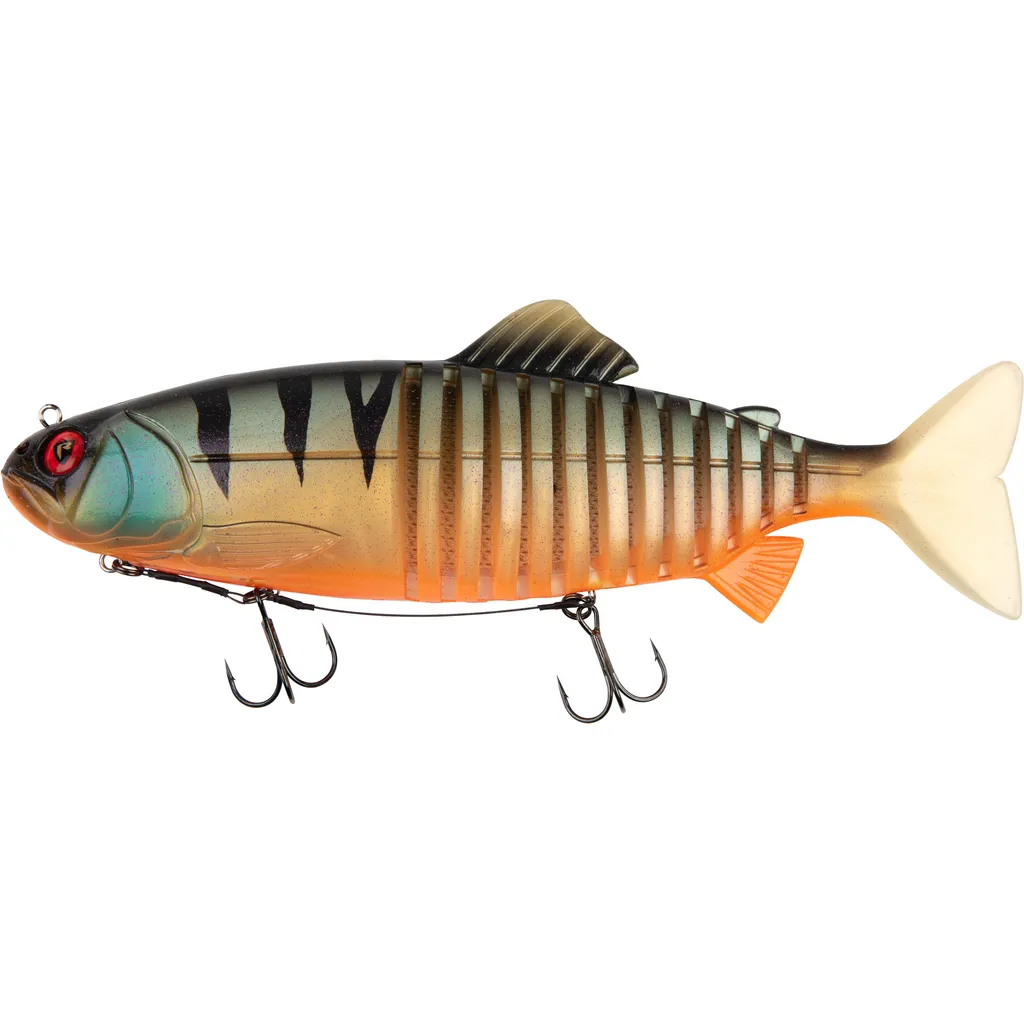 Fox Rage Jointed Replicant Swimbaits 32cm 356g Orange Belly Perch UV