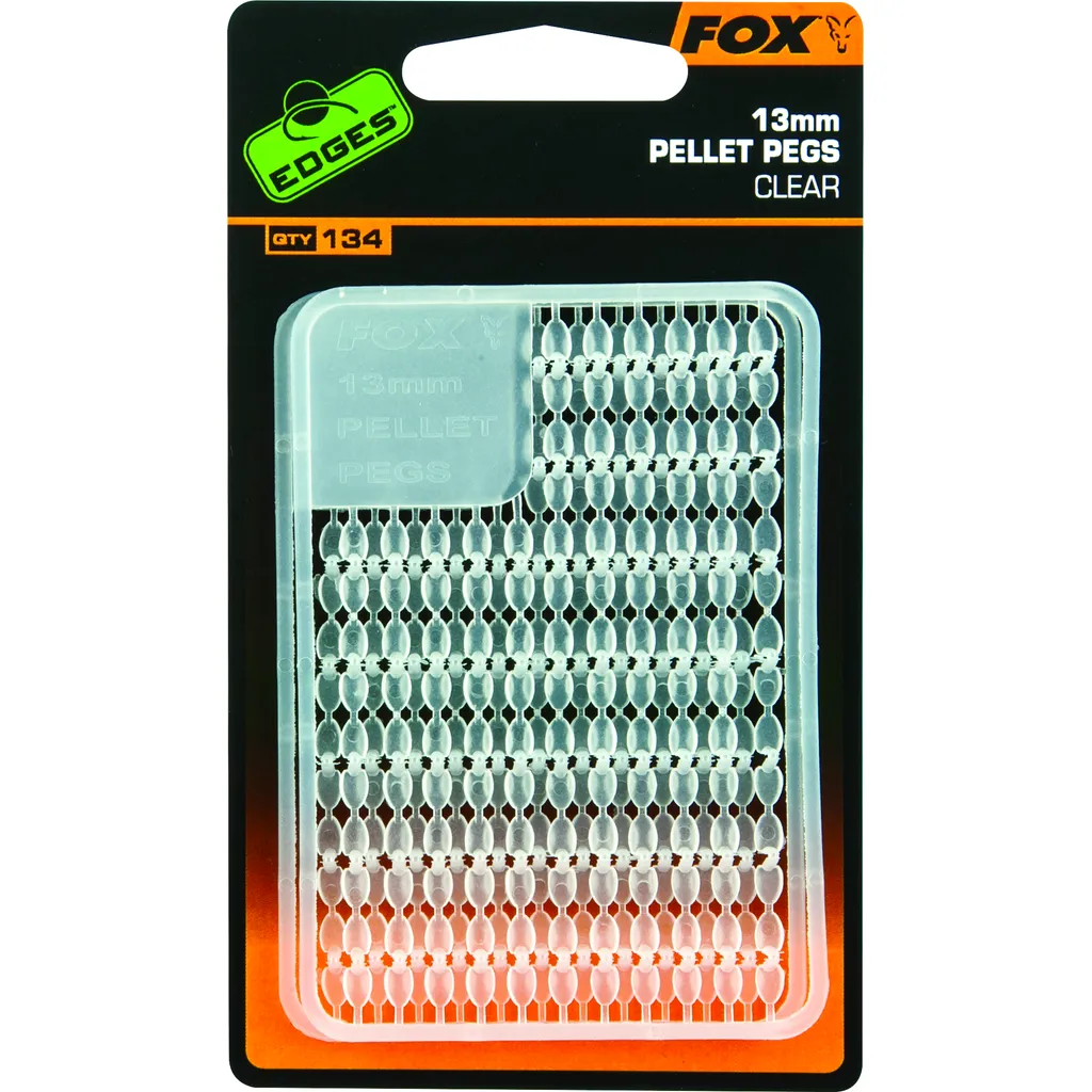 Fox Edges Pellet Pegs 1.3cm Clear