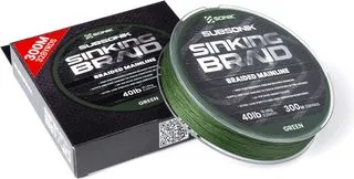 Sonik Subsonik Sinking Braid 0.20mm 18.14kg 300m Olive Green