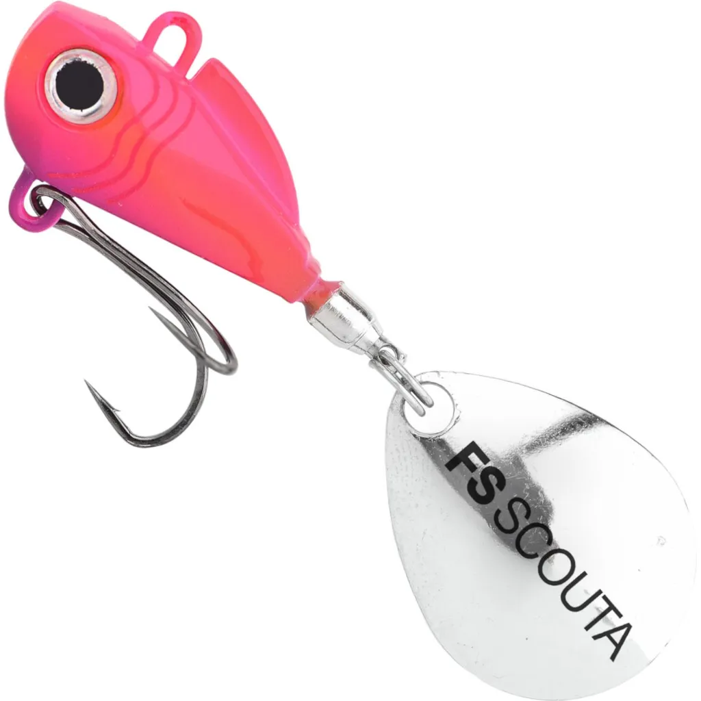 Spro Freestyle Scouta Spin Tail 10g Fluoro Pink
