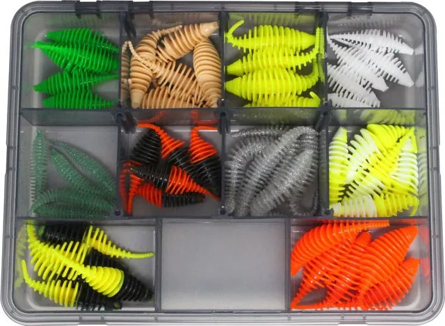 FTM Omura Baits Köder-Set Mix Box 2 50Pcs 23x18x5cm Gummiköder