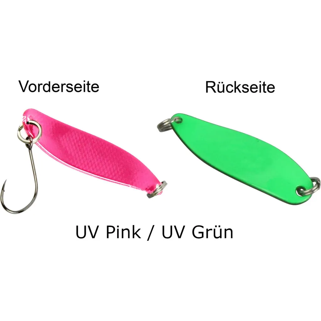 FTM Spoon Hammer 3.3cm 2.4g UV Pink/UV Grün