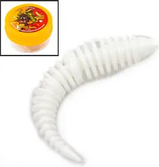 FTM Omura Baits Hero Banane Gummiköder 7cm Weiß