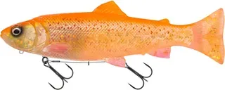 Savage Gear 3D Line Thru Pulsetail Trout Softbaits 16cm 51g Slow Sink Clear Golden Albino
