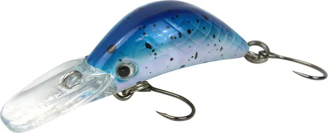 FTM Masu Security Wobbler 3cm 1.6g Blau-Perlmuttfarben Schwarz Gesprenkelt