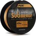 Fox Submerge Orange Sinking Braid 600m 0.25mm 20.4kg